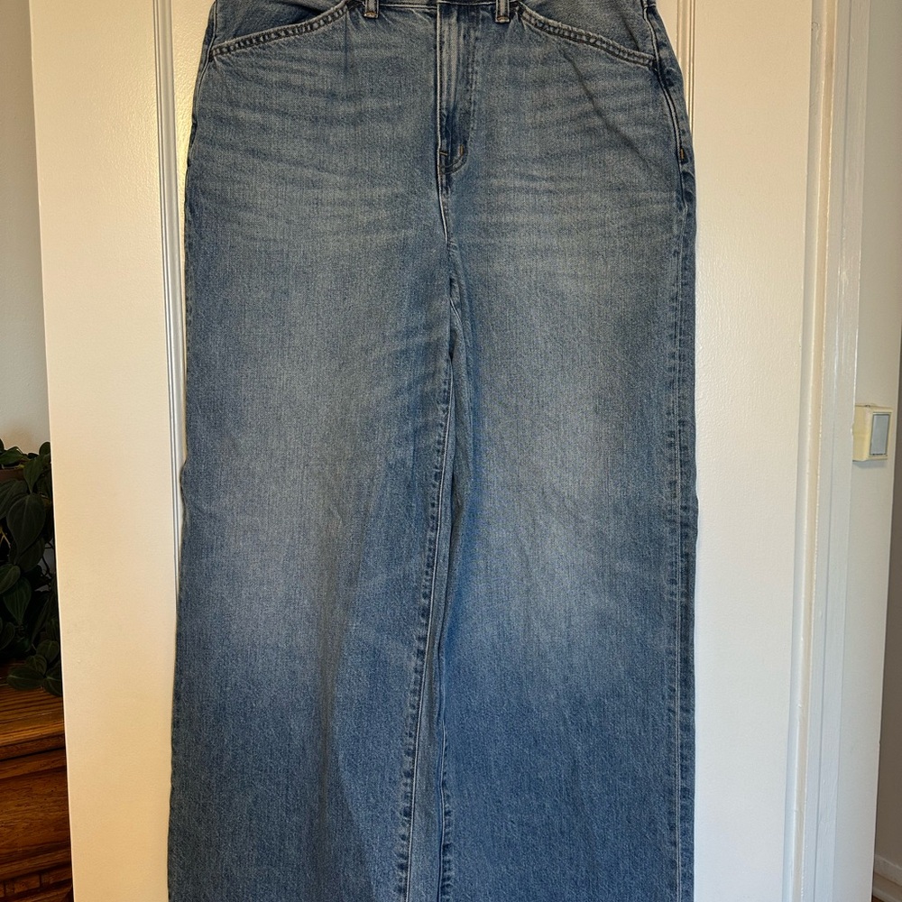 Madewell x Kaihara Superwide-Leg Jean